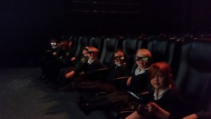 In the 4D cinema